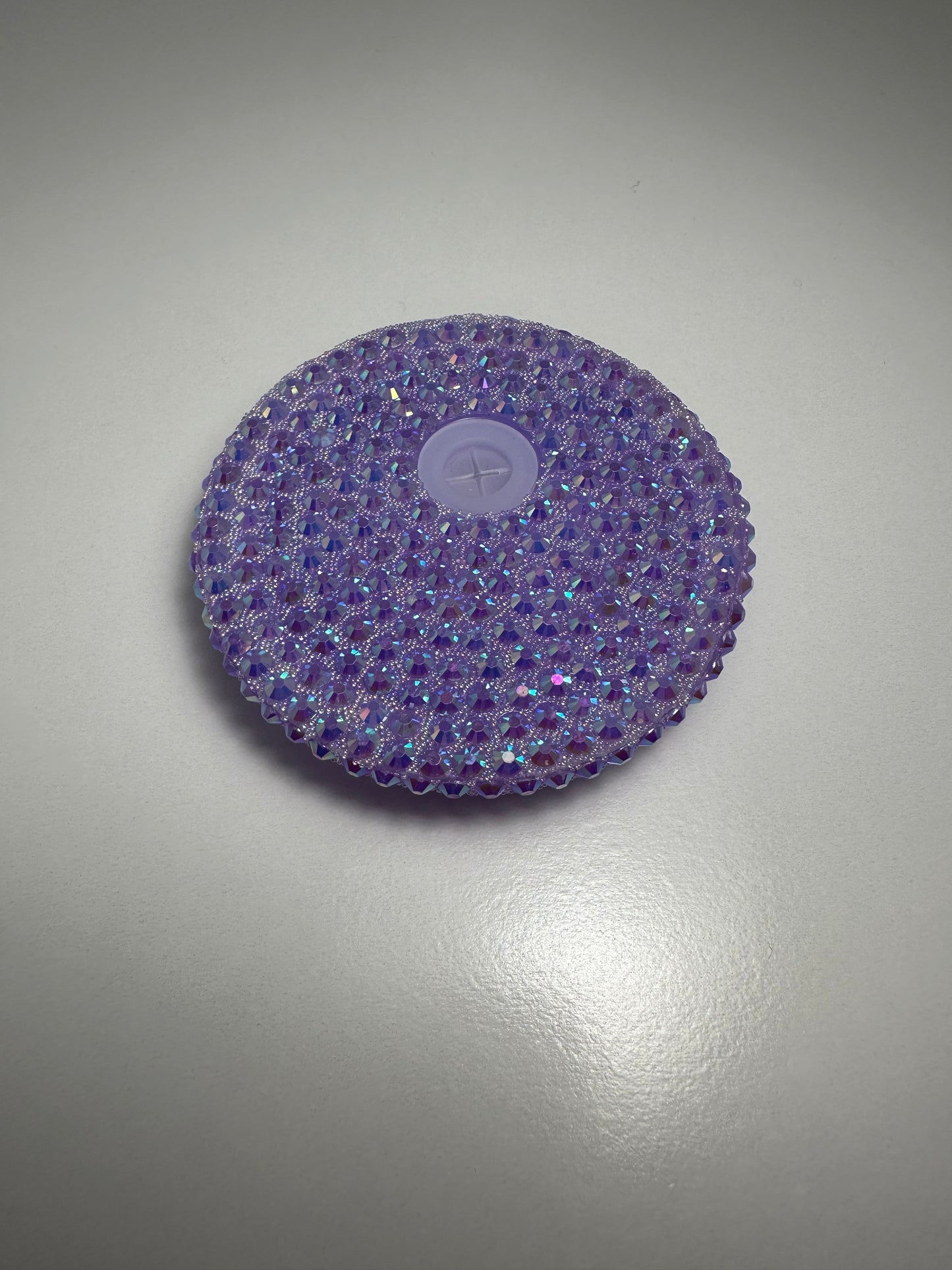 Purple Rhinestone Lid